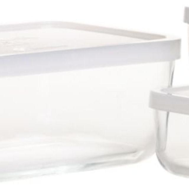 3-Piece Rectangular Storage Container Set