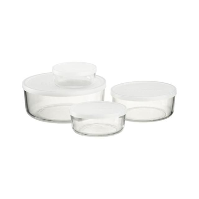 4-Piece Round Storage Bowl Set