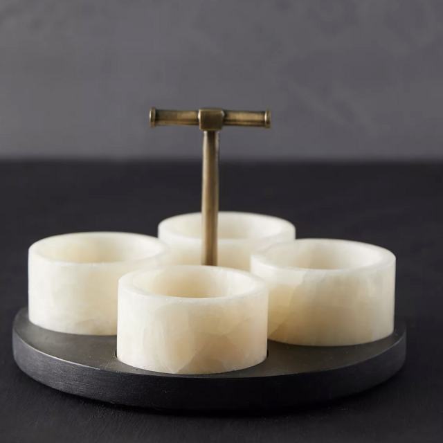 Onyx Condiment Stand