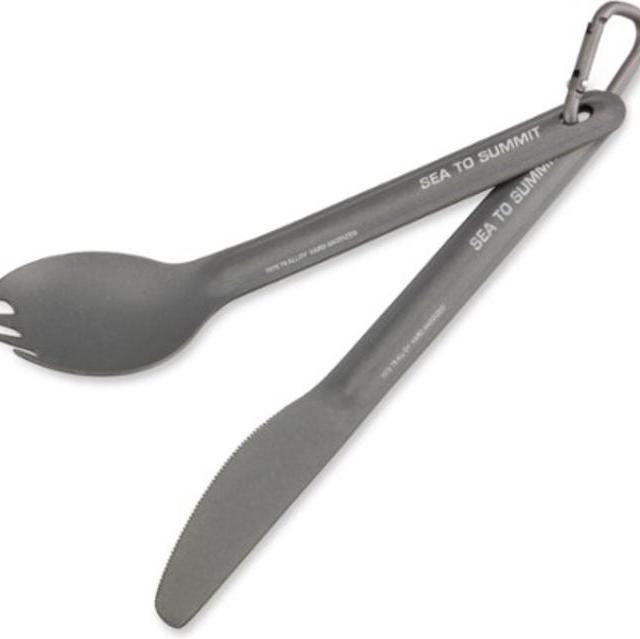 Sea to Summit				        	Alpha Light Spork and Knife Set