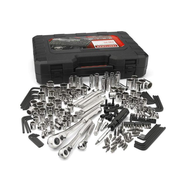 Craftsman 230-Piece Silver Finish Standard and Metric Mechanic's Tool Set