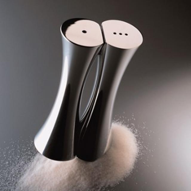 Kissing Salt & Pepper Shakers by Nambe