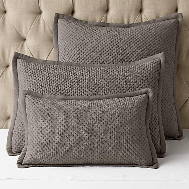 Graphite - King - Washed Silk Sham