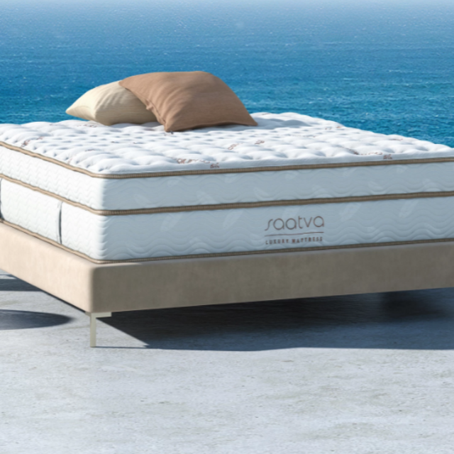 California King Saatva Classic Mattress + Foundation