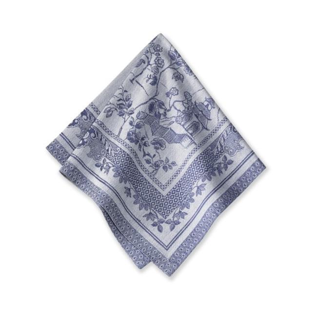 Blue Willow Jacquard Napkins, Set of 4