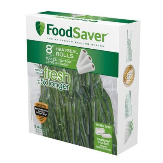 FoodSaver 8" Roll, 3pk
