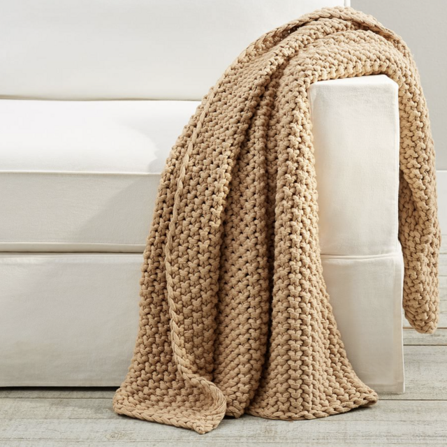 Bayside Seed Stitch Throw