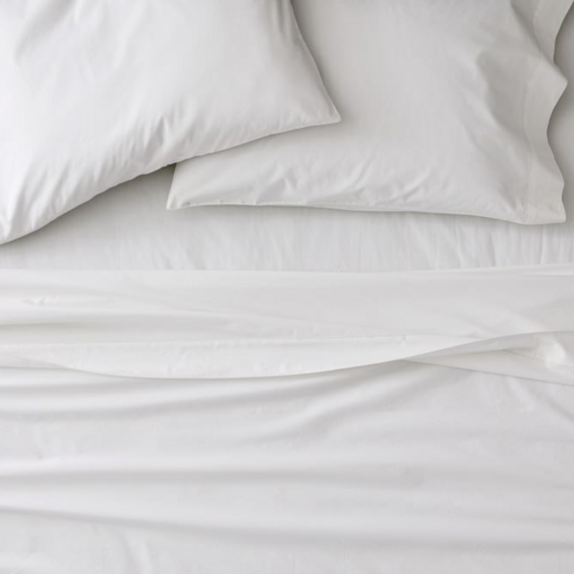Organic Washed Cotton Percale Sheet Set
