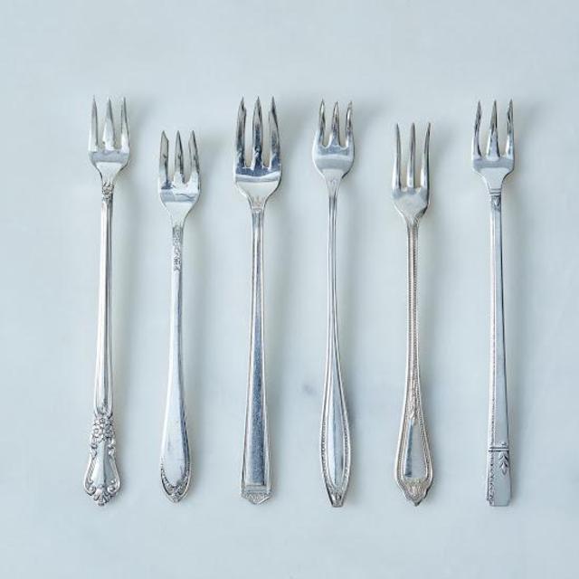 Vintage Oyster Forks (Set of 6)