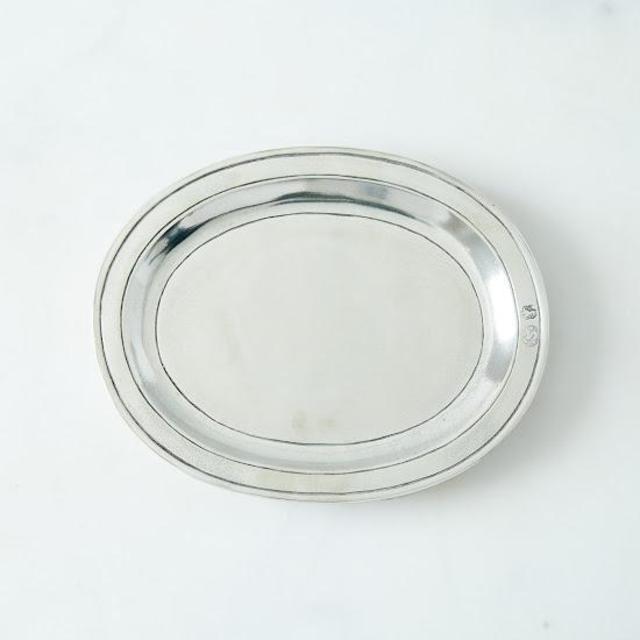 Small Oval Pewter Tray