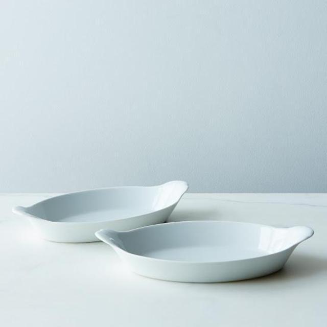 Pillivuyt Oval Eared Roasting Dishes (Set of 2)