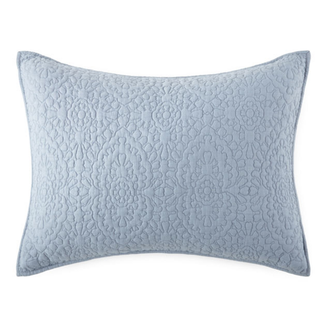 Linden Street Addison Pillow Sham - Standard - Light Indigo
