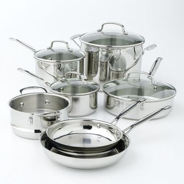 Cuisinart Chef's Classic Stainless Steel 11-pc. Cookware Set