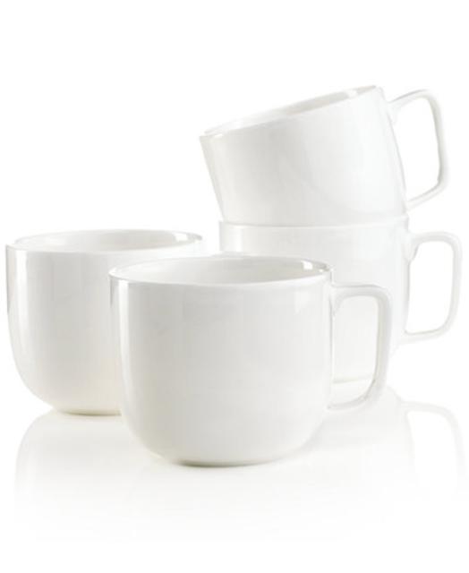 Dinnerware, Set of 4 Bone China Mugs