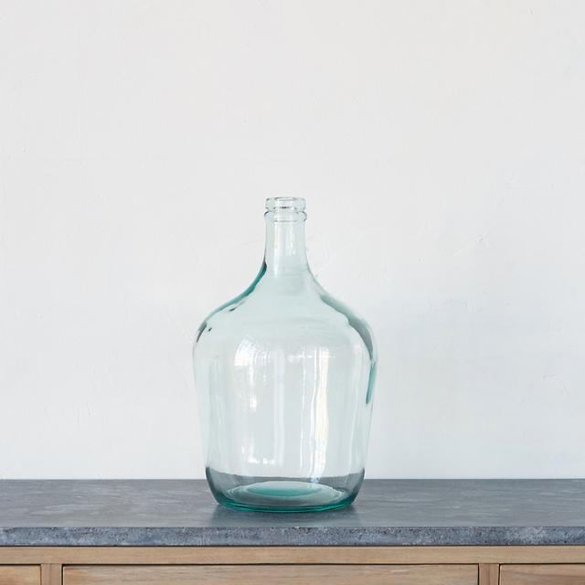 Glass Bottleneck Vase