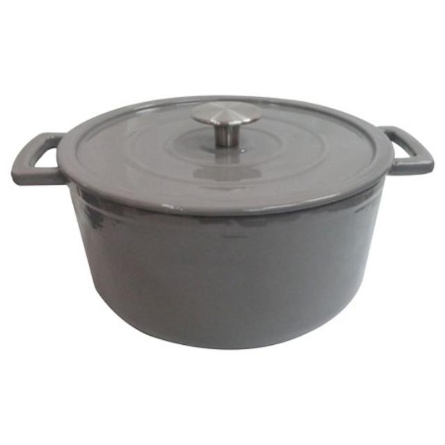 Cast Iron Dutch Oven - Grey (3 qt) - Threshold™