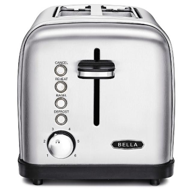 BELLA Classics 2 Slice Toaster - Stainless Steel