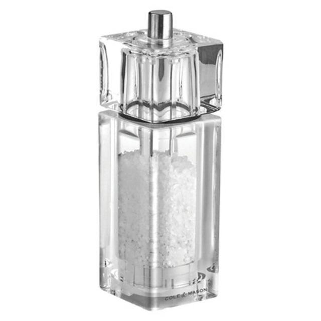Cole & Mason Square Acrylic Salt Grinder