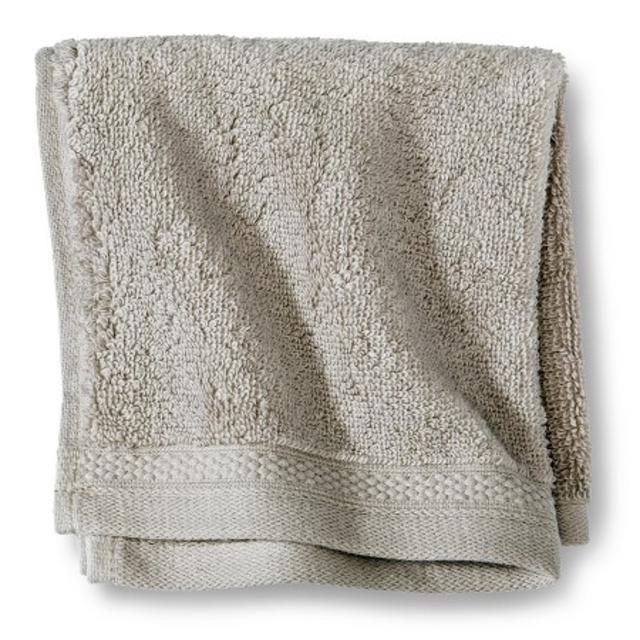 Egyptian Cotton Washcloth - Silver Gray - Fieldcrest™