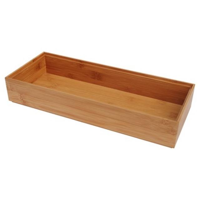88 Main Stacking Drawer Organizer - Bamboo (15"x6"x2.5")