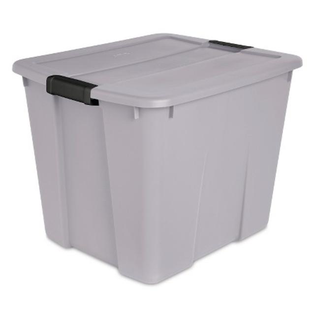 Sterilite 20 Gal Latching Tote - Gray