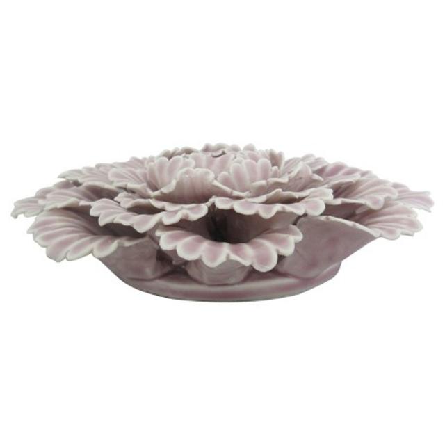 Porcelain Flower Wall Décor 5" - Pink