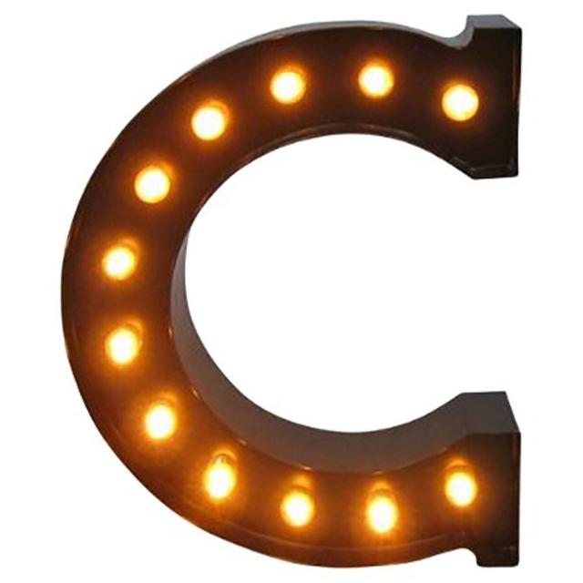 Metal Marquee Letter Small - C - Threshold™