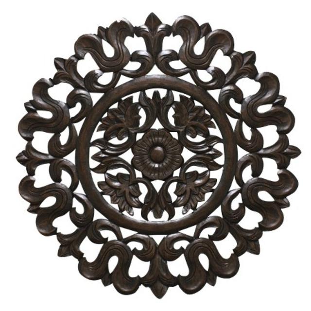 Carved Wood Wall Panel