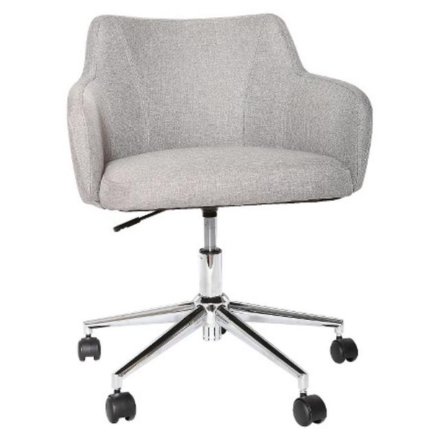 Upholstered Desk Chair - Grey - Room Essentials™