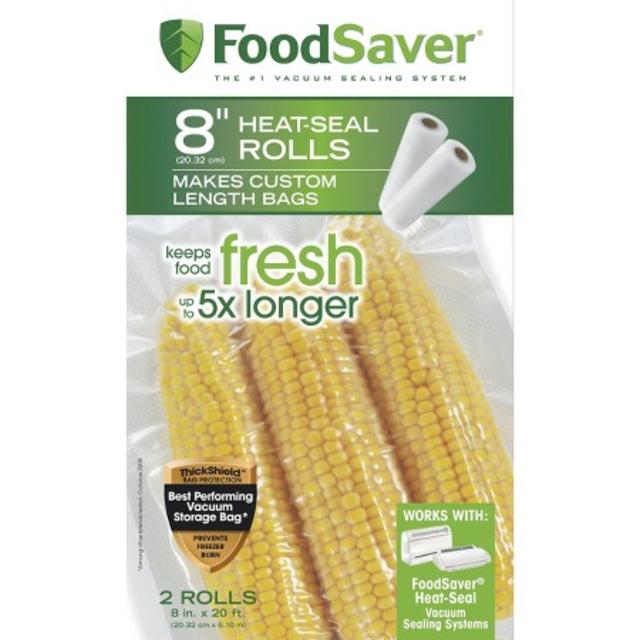 FoodSaver® Heat-Seal Roll, 8" x 16', 2 Pack, FSFSBF0526-P00