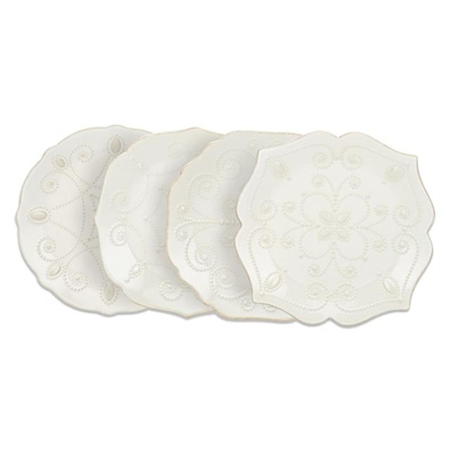 Lenox® French Perle™ Accent Plates in White (Set of 4)