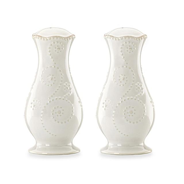 Lenox® French Perle™ Salt and Pepper Shakers in White
