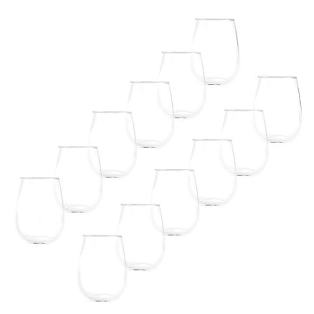 Dailyware™ All-Purpose 17 oz. Stemless Wine Glasses (Set of 12)