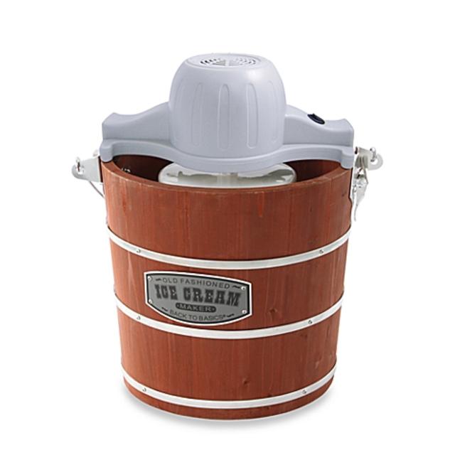 Back to Basics® 4-Quart Wooden Bucket Ice Cream Maker
