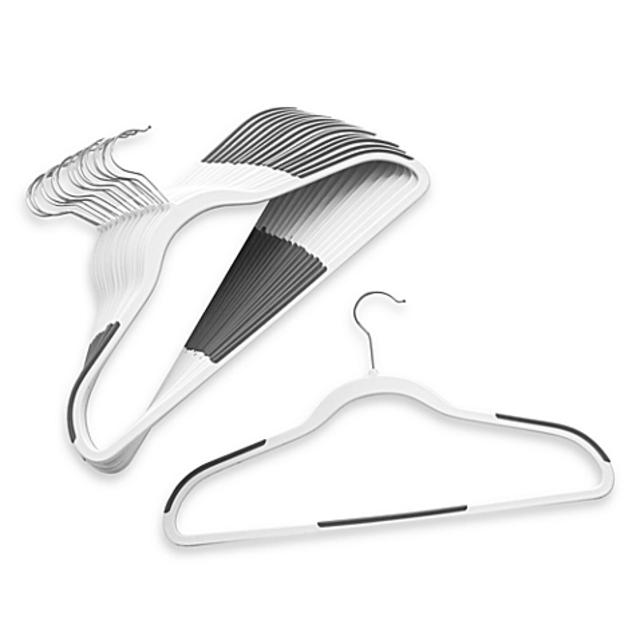 Studio 3B™ Slim Grip™ Hangers in White (Set of 16)