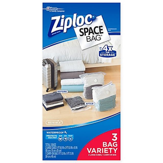 Ziploc® Space Bag® 3-Piece Variety Travel Set