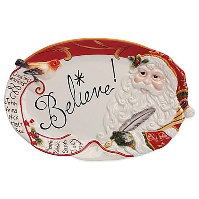 Fitz and Floyd® Regal Holiday Sentiment Tray