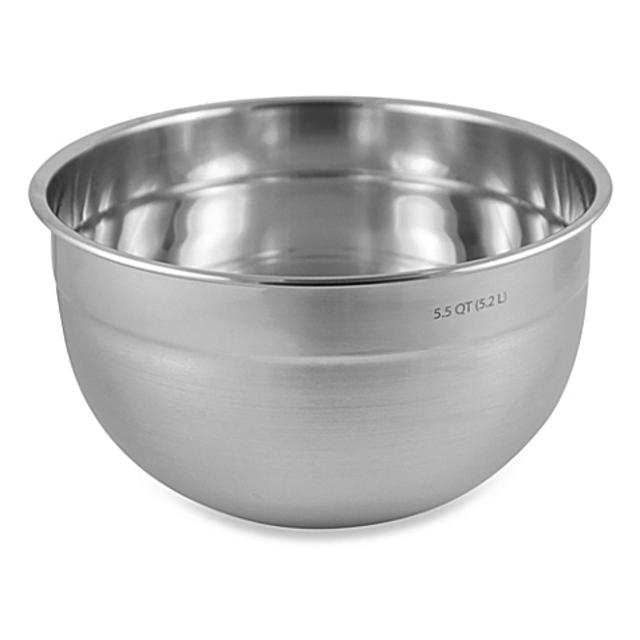 Stainless Steel 5.5 Quart Mixing Bowl