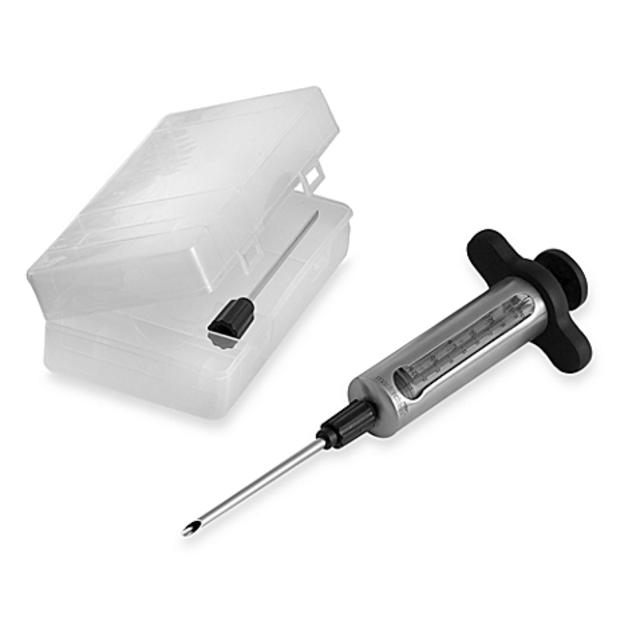 Stainless Steel Flavor Injector with Storage Case