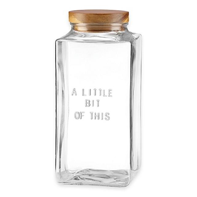 kate spade new york All In Good Taste "A Little Bit Of This" Glass Canister
