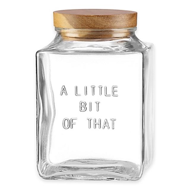kate spade new york All In Good Taste "A Little Bit Of That" Glass Canister