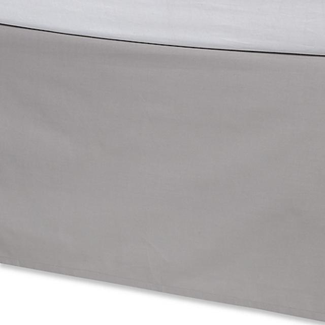 Kenneth Cole Reaction Home Element Queen Bed Skirt in Grey