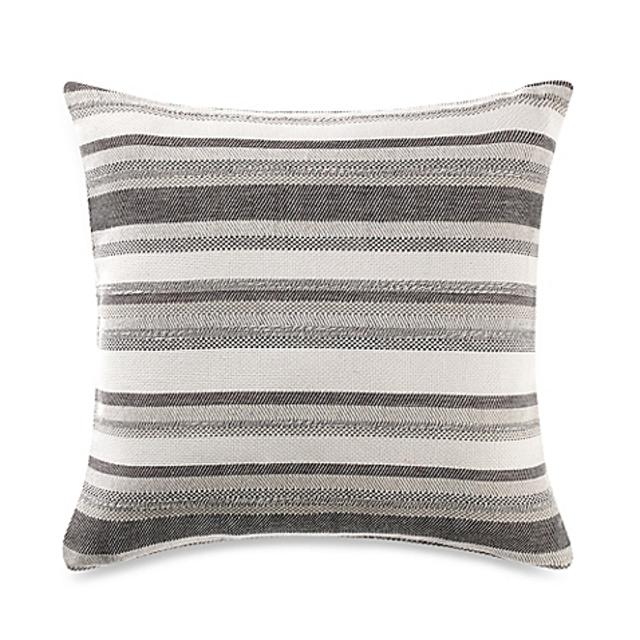 Kenneth Cole Reaction Home Element Square Throw Pillow in Grey