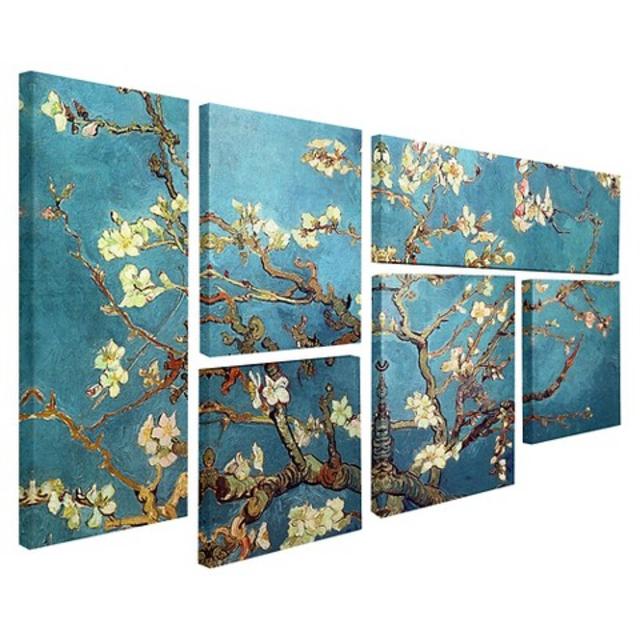 Vincent van Gogh Multi-piece Wall Art - 'Almond Blossoms'