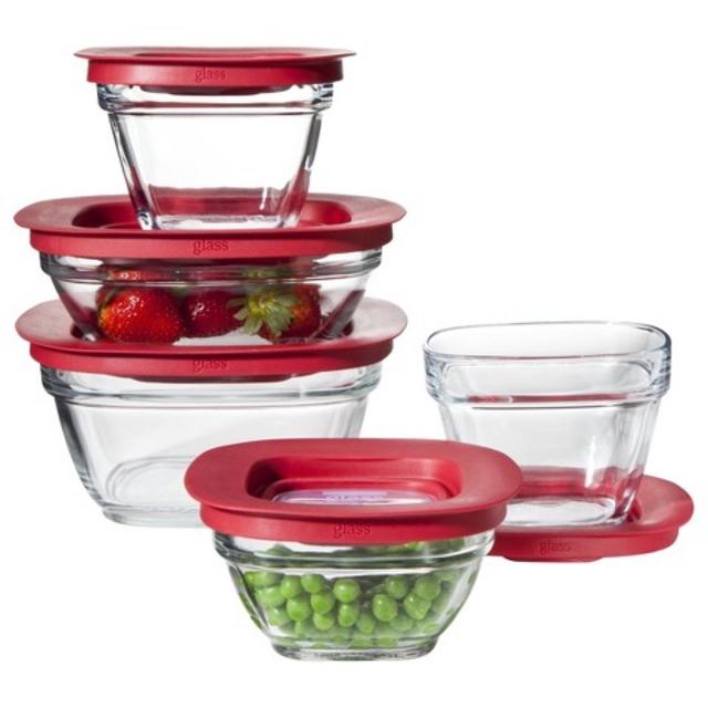 Rubbermaid 10-pc. Glass Food Storage Set