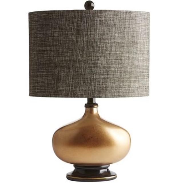 Gilded Oval Lamp - Copper