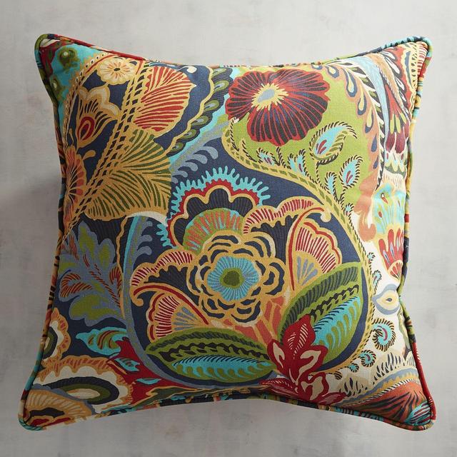 Vibrant Paisley Pillow