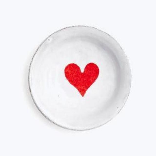 Astier de Villatte Heart Plate