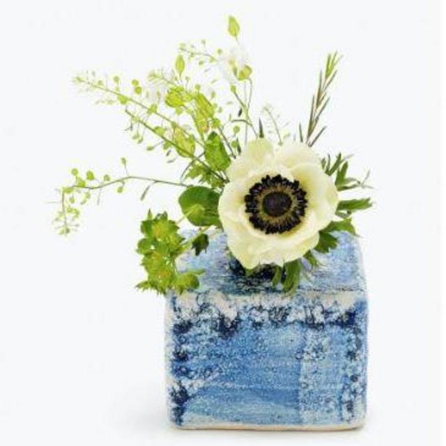 Ash Cloud Square Vase