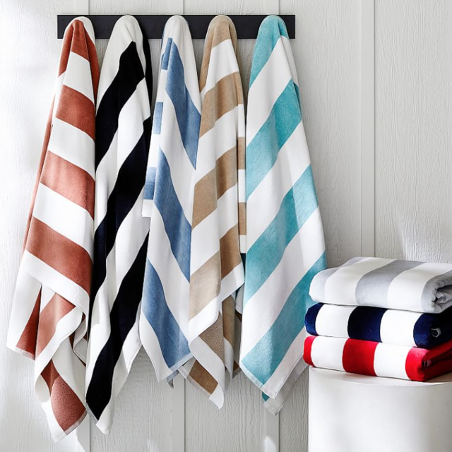 Classic Awning Striped Beach Towel